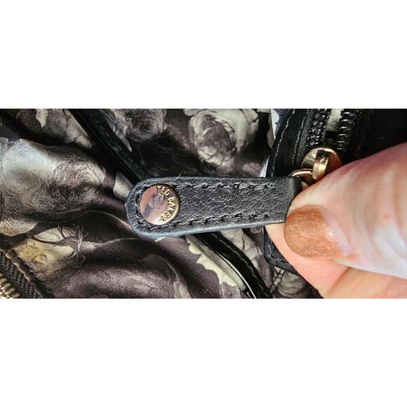 Ted Baker Leather Lined Travel Crossbody Purse Bag Women Small Black - Picture 11 of 16